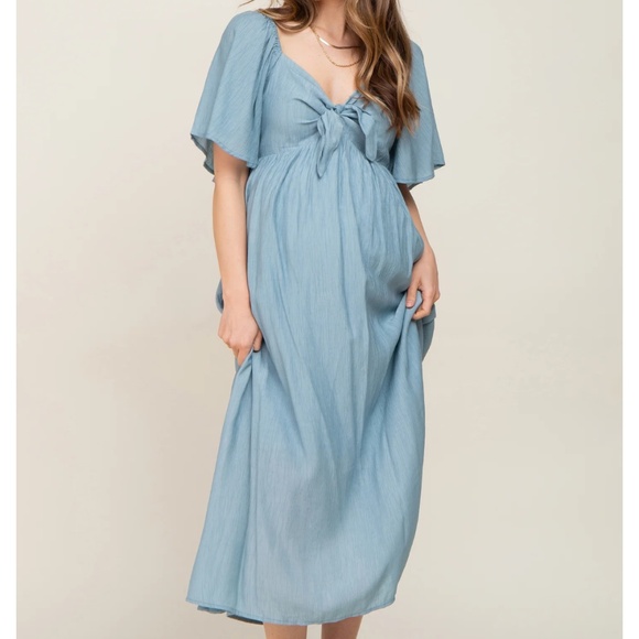 NEW Pink Blush Maternity Dress - Picture 1 of 3